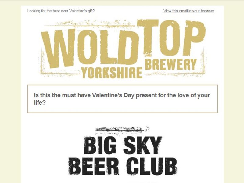 Is this the best Valentine's Day gift in the Wolds?