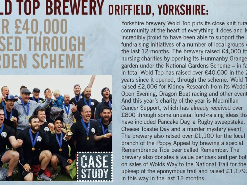 We're proud to be a part of the SIBA Brewers in the Community Report