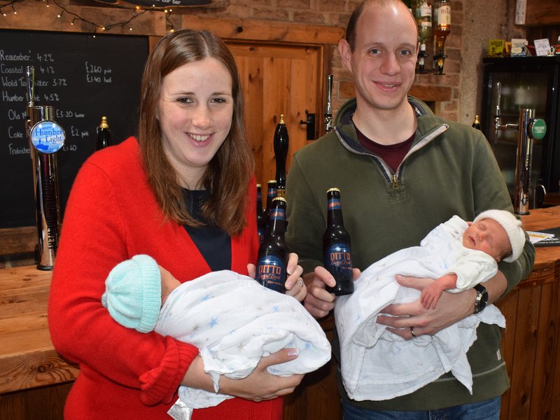 The birth of twins inspires a one off beer at Yorkshire Wolds brewery