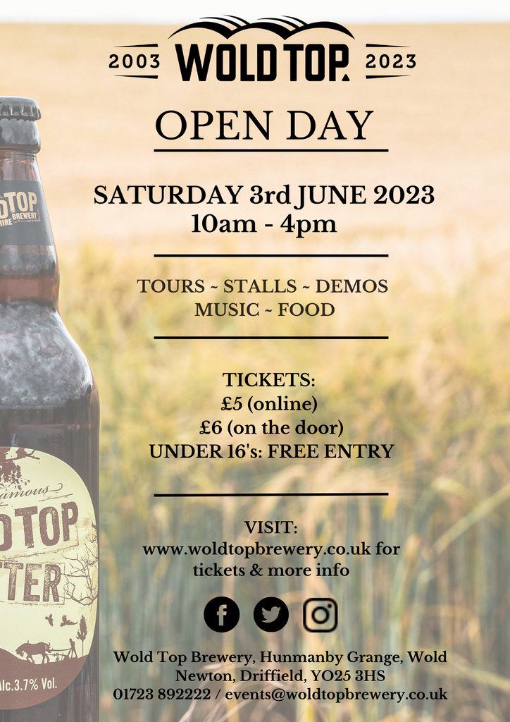 2003 - 2023 - join us on 3rd June and help us celebrate 20 years of brewing amazing ales