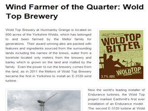 Wind Farmer of the Quarter