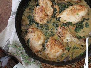 British Food Fortnight - Drunken Creamy Chicken recipe