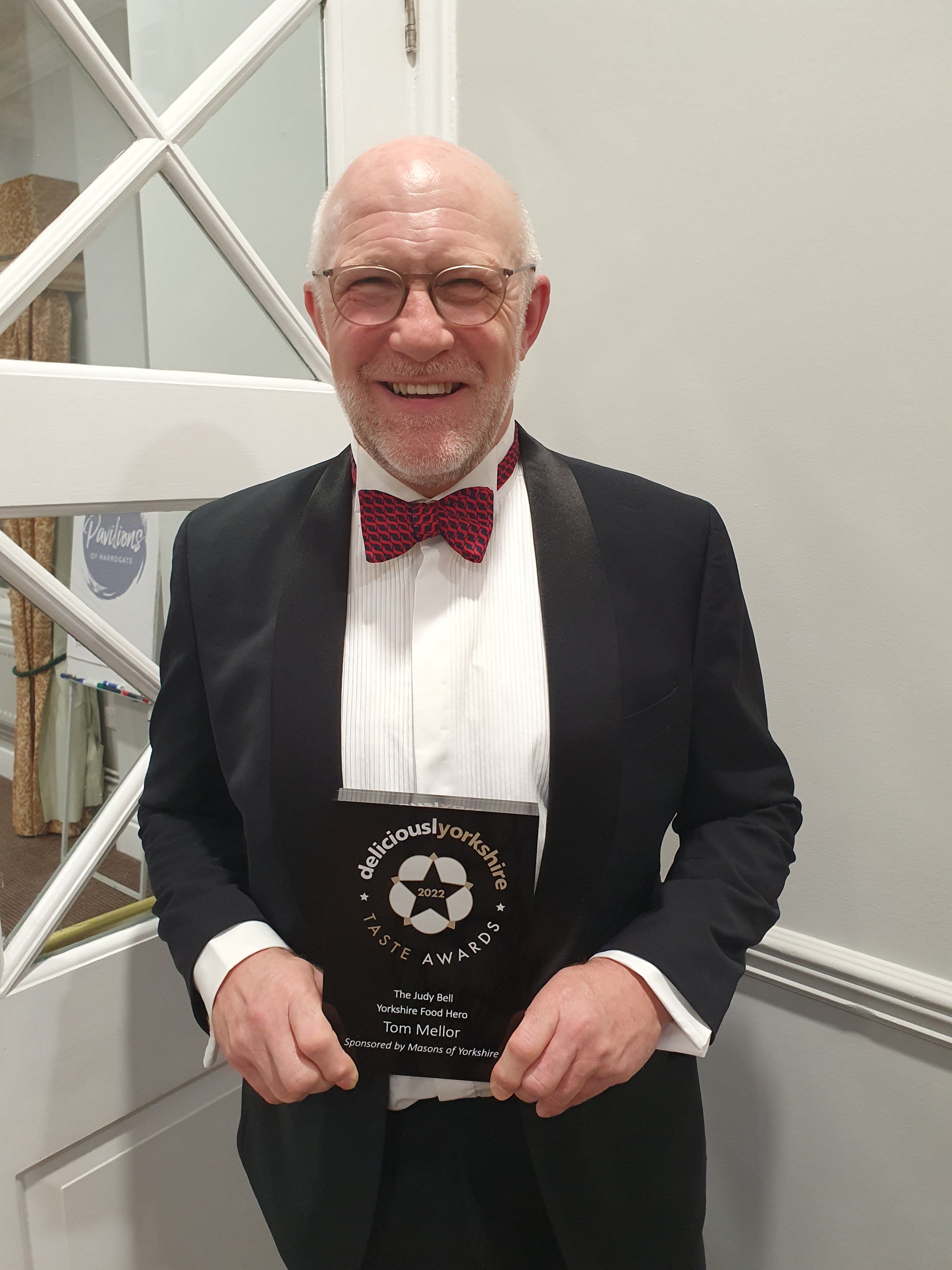 Congratulations, Tom on your Yorkshire Food Hero Award