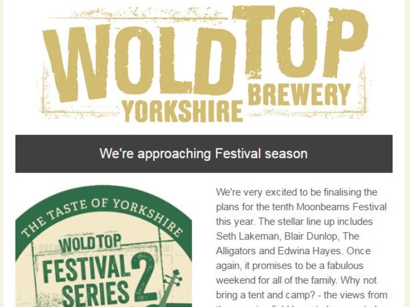 Celebrate festival season with great beer and good music